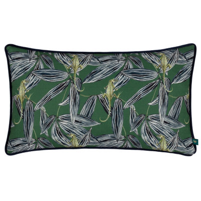 Wylder Ebon Wilds Nkiru Piped Feather Rich Cushion from B&Q