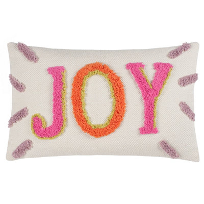 Heya Home Joy Tufted Feather Rich Cushion from B&Q