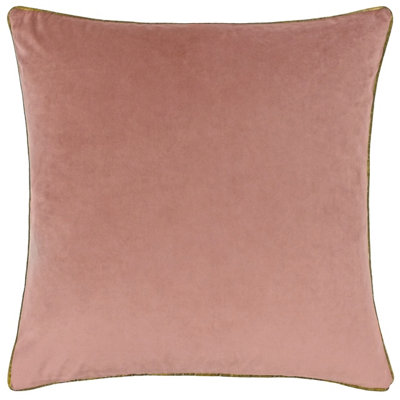 Paoletti Meridian Velvet Feather Rich Cushion from B&Q