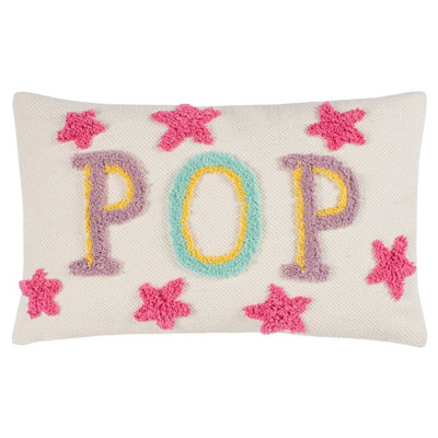 Heya Home Pop Tufted Feather Rich Cushion from B&Q