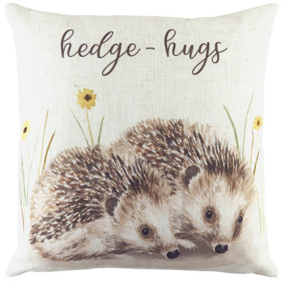Evans Lichfield Woodland Hedge Hugs Hedge-Hugs Feather Rich Cushion