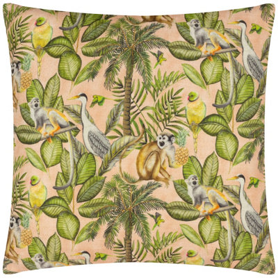 Wylder Valera Tomai Jungle Tropical Feather Filled Cushion from B&Q