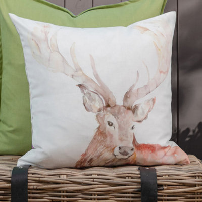 Voyage Maison Voyage Gregor Stag Outdoor Polyester Filled CushionNatural43 X 43Cm from B&Q
