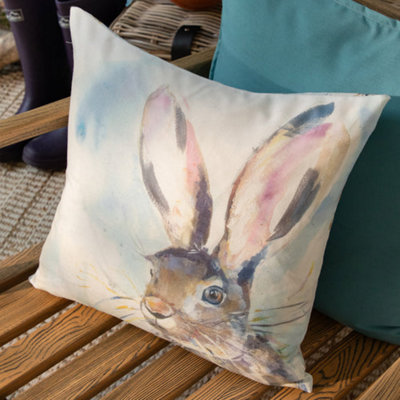 Voyage Maison Voyage Harriet Hare Outdoor Polyester Filled CushionBlue43 X 43Cm from B&Q