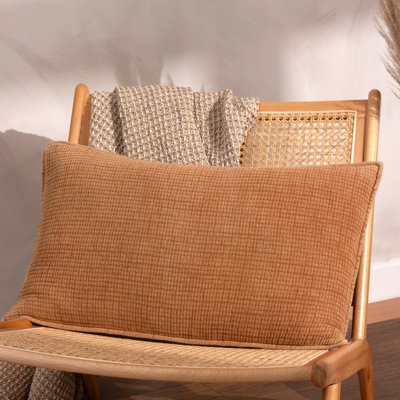 B&Q -  Ribble Stone Wash Feather Filled Cushion