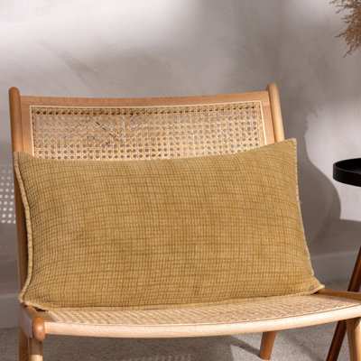 B&Q -  Ribble Stone Wash Feather Filled Cushion