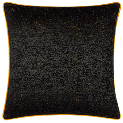 Paoletti Galaxy Chenille Piped Feather Filled Cushion from B&Q