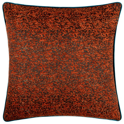 Paoletti Galaxy Chenille Piped Feather Filled Cushion from B&Q