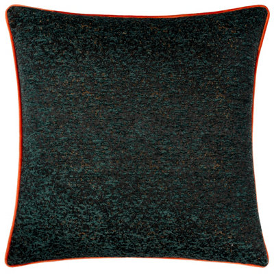 Paoletti Galaxy Chenille Piped Polyester Filled Cushion from B&Q