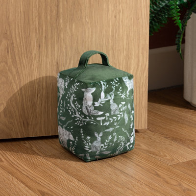 Furn. Buckthorn Woodland Velvet Doorstop from B&Q