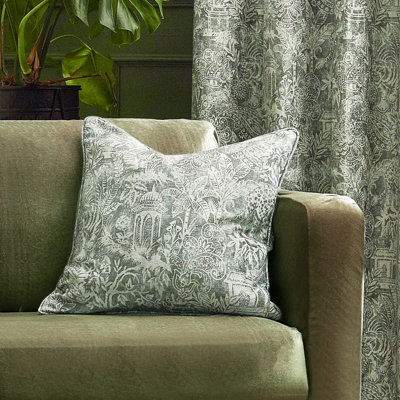 B&Q -  Tropics Bengal Chenille Polyester Filled Cushion