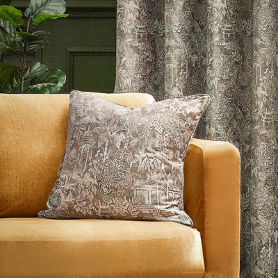 B&Q -  Tropics Bengal Chenille Polyester Filled Cushion