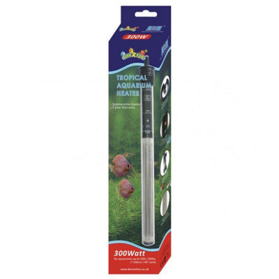 Fish R Fun Heater Thermostat Submersible Tropical Aquarium Fish Tank 300W from B&Q