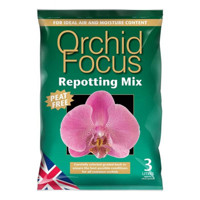 Growth Technology Growth Tech Orchid Focus Repotting Mix Peat Free 3L from B&Q