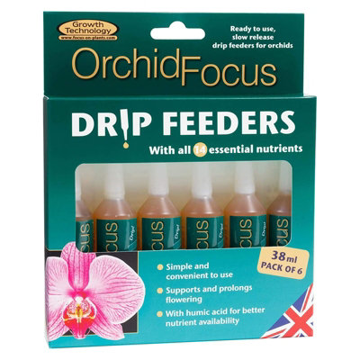 Growth Technology Growth Tech Orchid Focus Drip Feeders 6 Pack
