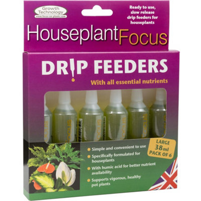 Growth Technology Growth Tech Houseplant Focus Drip Feeders 38Ml Box Of 10 from B&Q