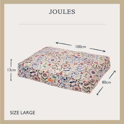 Rosewood Joules Festival Floral Dog Mattress Bed from B&Q