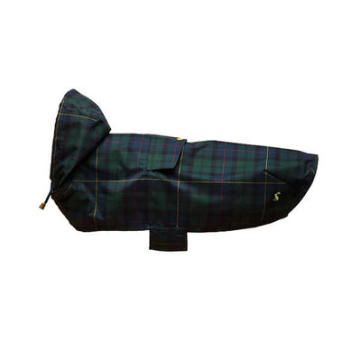 Joules Blackwatch Check Medium Packaway Dog Jacket from B&Q