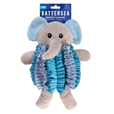 Battersea Snuffle Elephant Squeaky Dog Toy from B&Q
