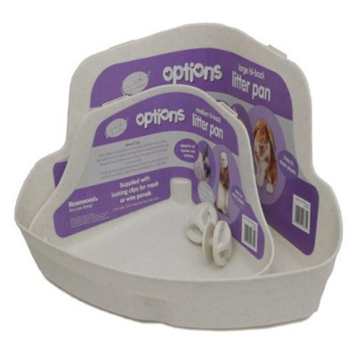 Rosewood Options Corner Litter Tray Large from B&Q