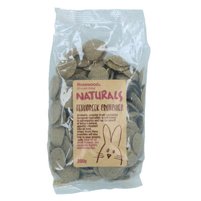 AB Tools 1Pk Small Animal Pet Treat Rabbit Guinea Natural Treat Fenugreek Crunchies from B&Q