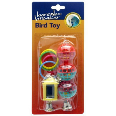 Rosewood Boredom Breaker Budgie & Canary Toys Assorted Pk3Pack Of 6 from B&Q