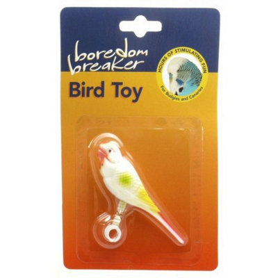 Rosewood Boredom Breaker Budgie On SpringPack Of 6 from B&Q