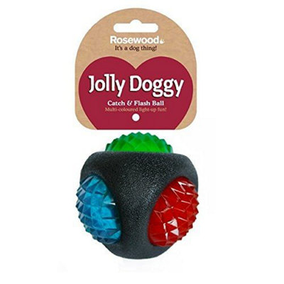 Rosewood Jolly Doggy Catch Flash Ball 7Cm (Pack Of 3) from B&Q