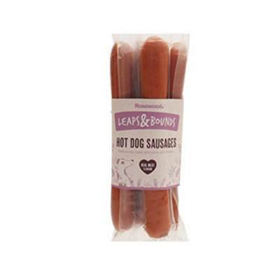 Rosewood Hot Dog Sausages For Dogs Treats 4 Pack 220G from B&Q