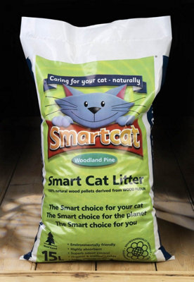  - Smart Cat Wood Based Litter 15 Litre