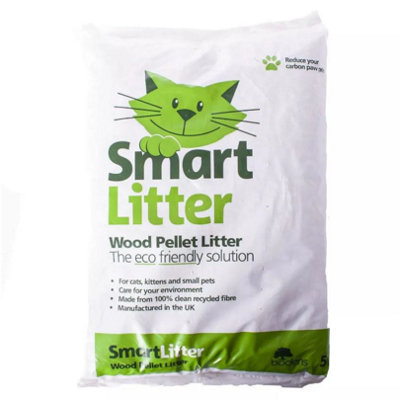 2x Smart Litter Wood Pellet Litter Cat Kitten Small Pets Recycled Fibre Eco 10L - Image 4