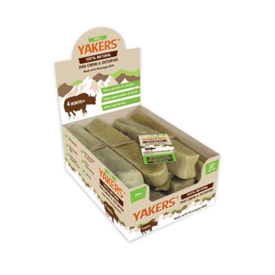 Yakers Himalayan Natural Dog Chew BarsExtra Long-Lasting Dog Treats & OccupierAppleXl (Pack Of 10)Healthy Himalayan from B&Q