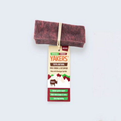 Yakers Dog Chew Cranberry Medium (Pack Of 20) from B&Q