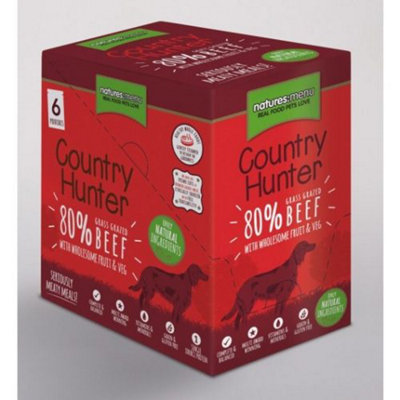 Country Hunter Grass Grazed Beef Dog Pouch Multipack from B&Q