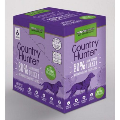  - Country Hunter Dog Adult Pouch Turkey 18 X 150G