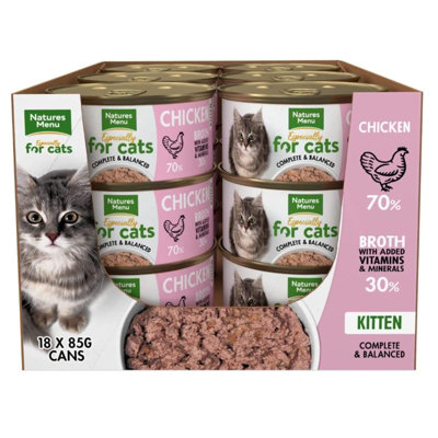 B&Q -  Especially For Cats Kitten Chicken 18X85 Gram