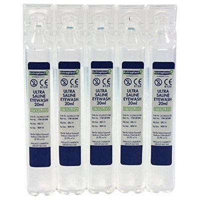 Wallace Cameron 2404042 Saline Eye Pods20 Ml (Pack Of 25) from B&Q