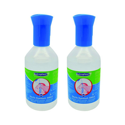 Wallace Cameron Sterile Eye Wash 500Ml (Pack Of 2) 2405093 from B&Q