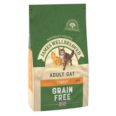 James Wellbeloved Adult Cat Grain Free Turkey 4Kg from B&Q