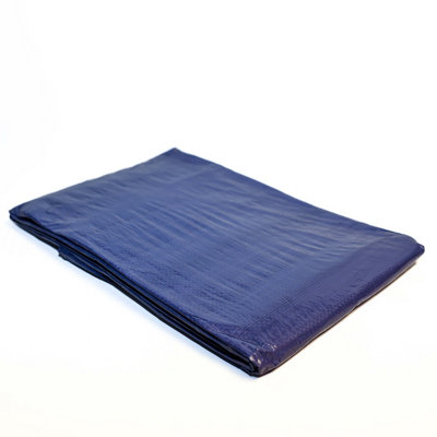 Lightweight Tarpaulin 5.4M X 7M Blue from B&Q