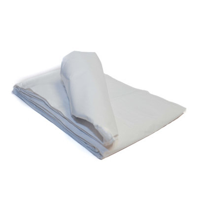 White Standard 110Gsm Tarpaulin 5.5M X 7M from B&Q