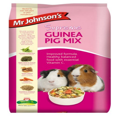 Mr Johnson's Supreme Guinea Pig Mix 900G (Pack Of 6) from B&Q