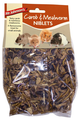 Mr Johnsons Carob & Mealworm Niblets 150G (Pack Of 6) from B&Q