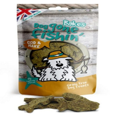Dog Gone Fishin' Cod And Hake Bakes 75G (Pack Of 6) from B&Q