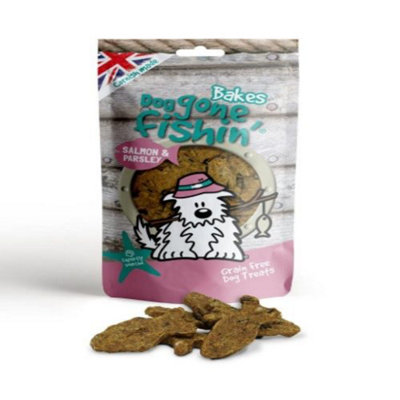 Dog Gone Fishin' Salmon And Parsley Bakes 75G (Pack Of 6) from B&Q