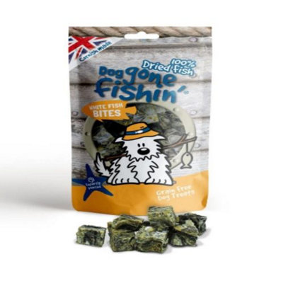 Dog Gone Fishin' White Fish Bites 75G X 6 from B&Q