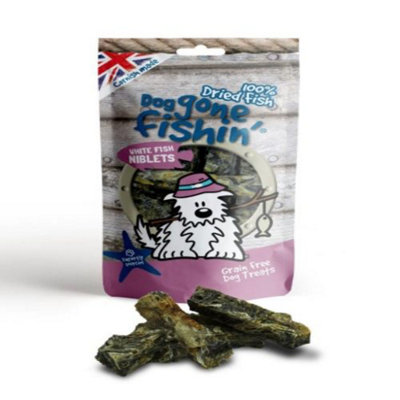 Dog Gone Fishin' White Fish Niblets 75G X 6 from B&Q