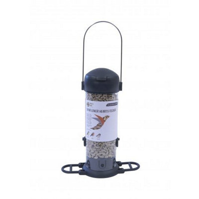 Henry Bell Ready To Feed Filled Sunflower Hearts Feeder from B&Q