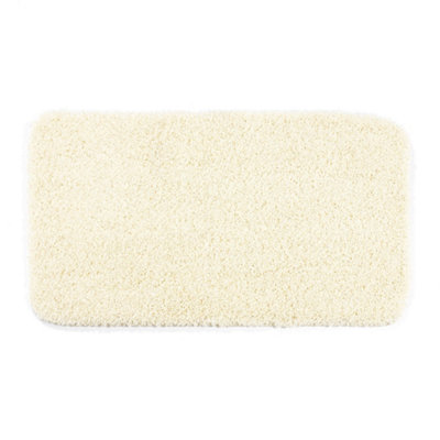 Buddy Bath Ivory 60X80Cm Jumbo Bath Mat from B&Q