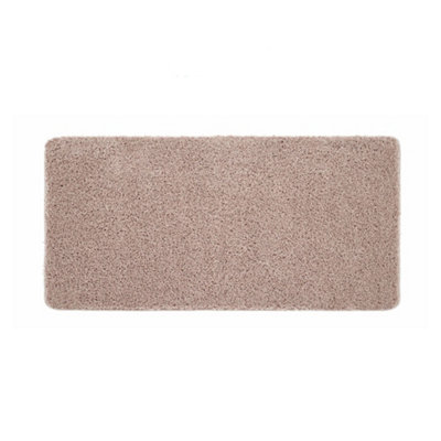 Buddy Bath Nude Pink 67X120Cm Runner Mat from B&Q